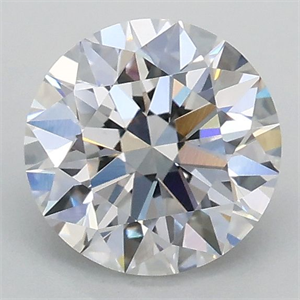 Picture of Lab Grown Diamond 1.05 Carats, Round with Ideal Cut, D Color, VS1 Clarity and Certified by IGI