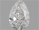 Natural Diamond 0.52 Carats, Pear with  Cut, F Color, SI1 Clarity and Certified by GIA
