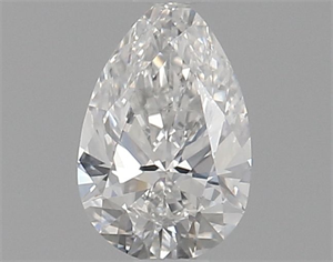 Picture of Natural Diamond 0.52 Carats, Pear with  Cut, F Color, SI1 Clarity and Certified by GIA