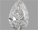 Natural Diamond 0.52 Carats, Pear with  Cut, F Color, SI1 Clarity and Certified by GIA