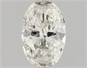 Diamante Natural 0.71 quilates, Ovalado , Color J, claridad I1 y certificado GIA