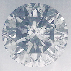 Picture of 1.27 Carats, Round Diamond with Tolkowsky Ideal-Cut, H SI2 and certified by IGL