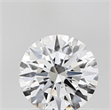 Lab Grown Diamond 1.23 Carats, Round with Ideal Cut, E Color, VS1 Clarity and Certified by IGI