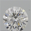 Natural Diamond 0.40 Carats, Round with Excellent Cut, G Color, IF Clarity and Certified by GIA
