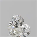 Natural Diamond 0.54 Carats, Heart with  Cut, J Color, VVS1 Clarity and Certified by GIA