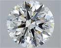 Natural Diamond 3.01 Carats, Round with Excellent Cut, H Color, VS2 Clarity and Certified by GIA