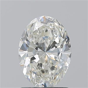 Picture of Natural Diamond 1.50 Carats, Oval with  Cut, J Color, SI1 Clarity and Certified by GIA