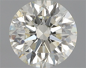 Picture of Natural Diamond 0.70 Carats, Round with Excellent Cut, K Color, SI1 Clarity and Certified by GIA