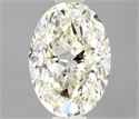 Natural Diamond 0.49 Carats, Oval with  Cut, I Color, VS1 Clarity and Certified by IGI
