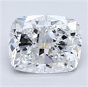 Natural Diamond 3.01 Carats, Cushion with  Cut, D Color, IF Clarity and Certified by GIA