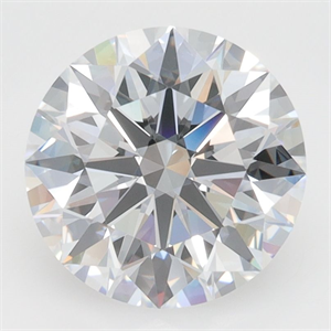 Picture of Lab Grown Diamond 3.11 Carats, Round with Excellent Cut, D Color, VVS1 Clarity and Certified by GIA