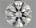 Natural Diamond 1.00 Carats, Round with Excellent Cut, I Color, VVS2 Clarity and Certified by IGI