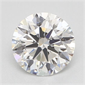 Diamante Natural 0.44 quilates, Redondo , Color F, claridad IF y certificado GIA