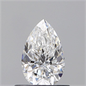 Diamante Natural 0.52 quilates, De pera , Color D, claridad VVS2 y certificado GIA