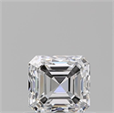 Natural Diamond 0.70 Carats, Asscher with  Cut, D Color, VS2 Clarity and Certified by GIA