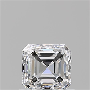 Picture of Natural Diamond 0.70 Carats, Asscher with  Cut, D Color, VS2 Clarity and Certified by GIA