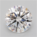 Lab Grown Diamond 7.04 Carats, Round with Ideal Cut, F Color, VVS2 Clarity and Certified by IGI