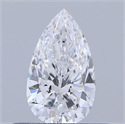 Diamante Natural 0.40 quilates, De pera , Color D, claridad VS2 y certificado IGI