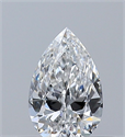 Diamante Natural 0.31 quilates, De pera , Color F, claridad VVS2 y certificado GIA