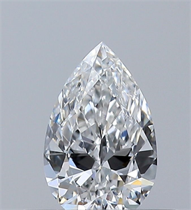 Foto Diamante Natural 0.31 quilates, De pera , Color F, claridad VVS2 y certificado GIA de