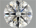 Natural Diamond 0.70 Carats, Round with Excellent Cut, H Color, SI2 Clarity and Certified by GIA