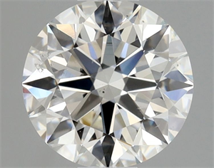 Picture of Natural Diamond 0.70 Carats, Round with Excellent Cut, H Color, SI2 Clarity and Certified by GIA
