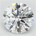 Del inventario de diamantes de laboratorio, 2.79 quilates, Redondo , Color D, claridad IF y certificado IGI