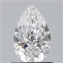 Natural Diamond 0.80 Carats, Pear with  Cut, D Color, VS1 Clarity and Certified by GIA