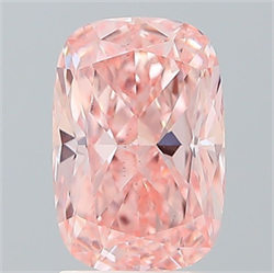 Picture of Lab Grown Diamond 2.50 Carats, CUSHION MODIFIED with  Cut, Fancy Intense Pink Color, VS2 Clarity and Certified by IGI