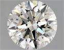 Diamante Natural 1.70 quilates, Redondo , Color J, claridad VVS2 y certificado GIA