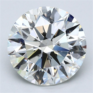 Picture of Natural Diamond 4.51 Carats, Round with Excellent Cut, I Color, SI1 Clarity and Certified by GIA
