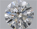 Diamante Natural 0.76 quilates, Redondo , Color F, claridad VS2 y certificado GIA