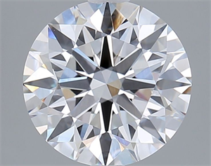 Picture of Lab Grown Diamond 3.07 Carats, Round with Ideal Cut, E Color, VVS2 Clarity and Certified by IGI