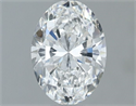 Natural Diamond 0.71 Carats, Oval with  Cut, F Color, VS2 Clarity and Certified by GIA