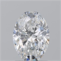 Diamante Natural 1.21 quilates, Ovalado , Color E, claridad SI2 y certificado GIA