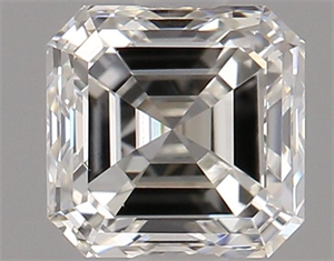 Foto Diamante Natural 0.70 quilates, Asscher , Color I, claridad VS1 y certificado GIA de