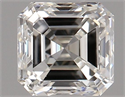 Natural Diamond 0.70 Carats, Asscher with  Cut, I Color, VS1 Clarity and Certified by GIA