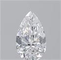 Natural Diamond 1.66 Carats, Pear with  Cut, E Color, VS1 Clarity and Certified by GIA