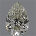 Natural Diamond 0.71 Carats, Pear with  Cut, K Color, SI1 Clarity and Certified by GIA