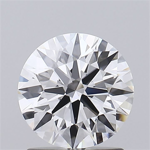 Picture of Lab Grown Diamond 1.24 Carats, Round with Ideal Cut, D Color, VVS2 Clarity and Certified by IGI