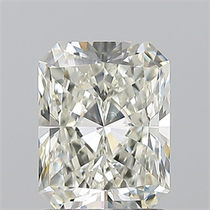 Foto Diamante Natural 1.50 quilates, Radiante , Color J, claridad SI1 y certificado GIA de