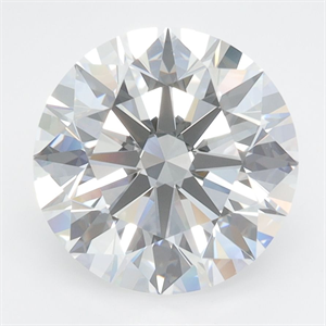 Picture of Lab Grown Diamond 3.72 Carats, Round with Excellent Cut, E Color, VVS1 Clarity and Certified by GIA