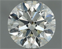 Natural Diamond 1.30 Carats, Round with Excellent Cut, K Color, VVS1 Clarity and Certified by IGI