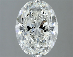 Picture of Natural Diamond 2.02 Carats, Oval with  Cut, G Color, SI2 Clarity and Certified by IGI