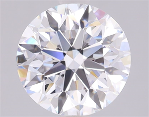 Picture of Lab Grown Diamond 2.50 Carats, Round with Excellent Cut, E Color, IF Clarity and Certified by IGI