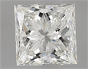 Natural Diamond 0.82 Carats, Princess with  Cut, H Color, VS1 Clarity and Certified by GIA