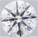 Lab Grown Diamond 3.57 Carats, Round with Excellent Cut, F Color, VVS2 Clarity and Certified by GIA