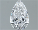 Natural Diamond 0.60 Carats, Pear with  Cut, E Color, VS1 Clarity and Certified by GIA