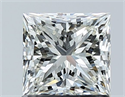 Diamante Natural 1.21 quilates, Princesa , Color H, claridad VVS2 y certificado IGI