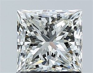Foto Diamante Natural 1.21 quilates, Princesa , Color H, claridad VVS2 y certificado IGI de